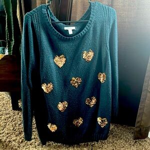 Lauren Conrad Heart Sweater